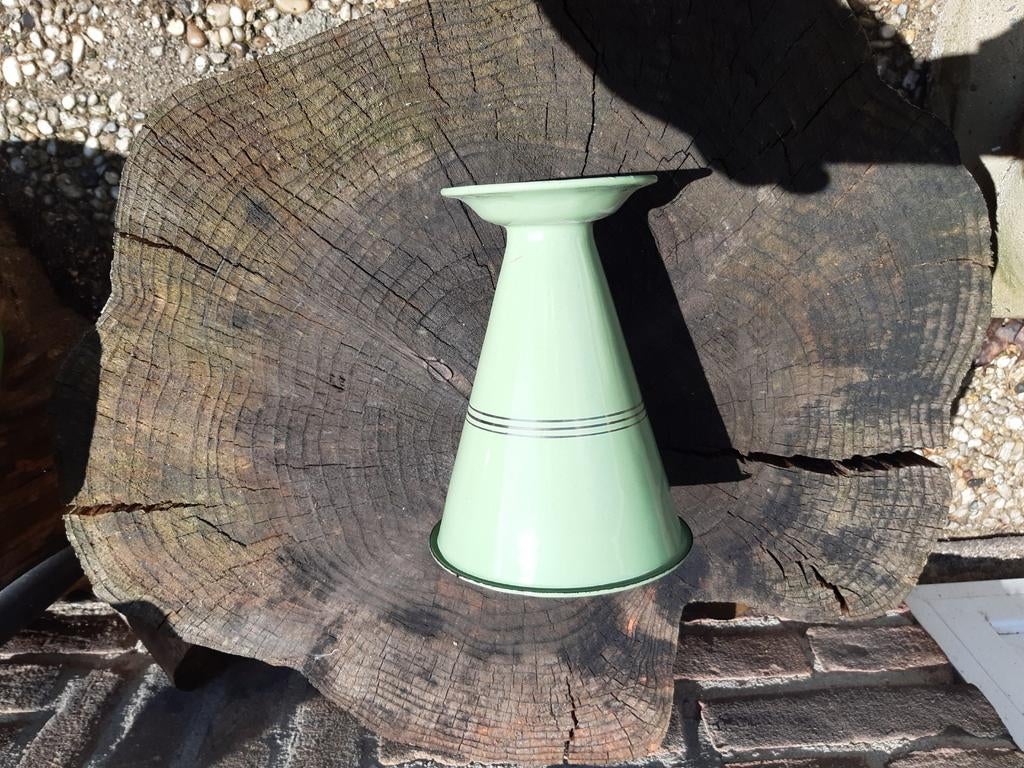 Reseda emaille maatbeker van Edy, Ophalen of Verzenden