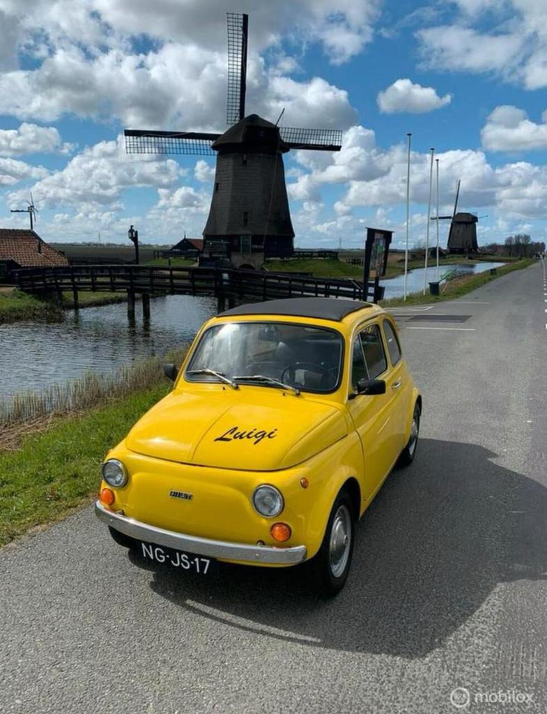 Zeer mooie Fiat 500R 1973, Auto's, Oldtimers, Overige carrosserieën, Overige brandstoffen, Bedrijf, Te koop