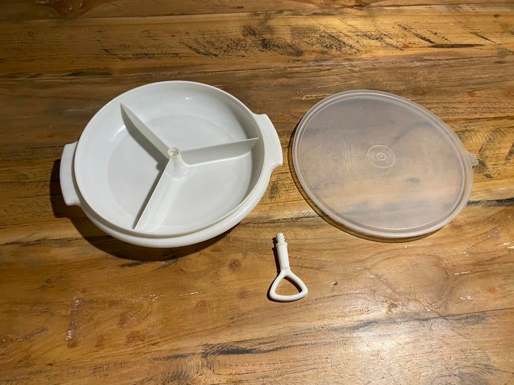 Tupperware partyschaaltje, Ophalen of Verzenden, Wit, Overige typen