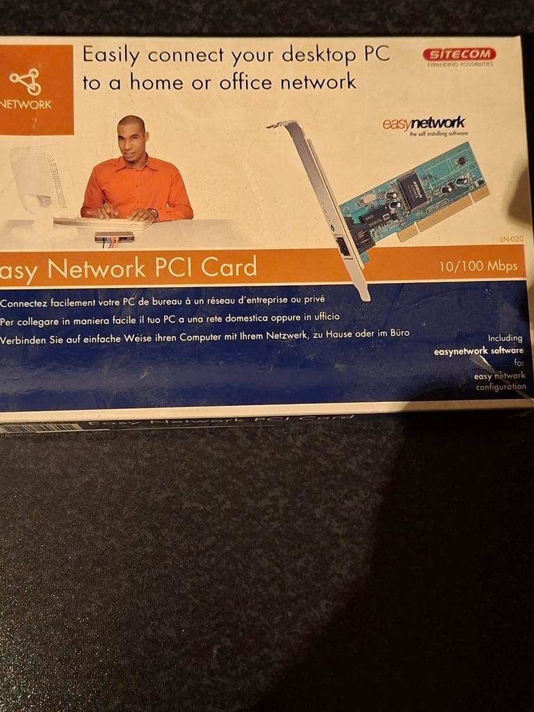 Sitecom Easy Network PCI Card 10/100 Mbps, Computers en Software, Ophalen of Verzenden
