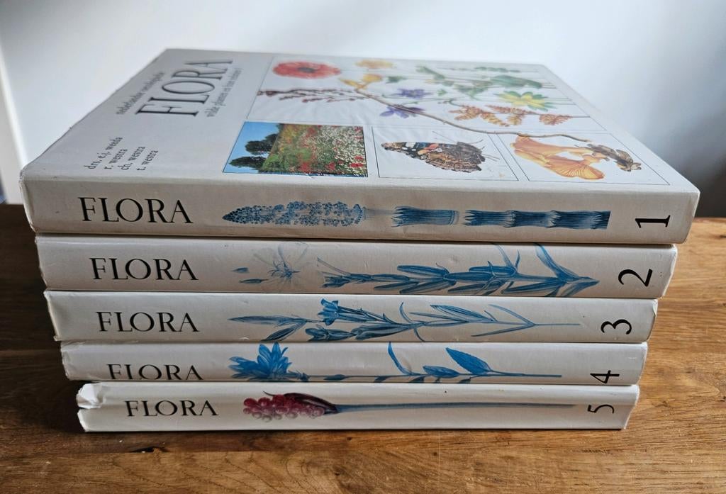 Nederlandse Oecologische Flora - 5 delen, Boeken, Natuur, Zo goed als nieuw, Bloemen, Planten en Bomen, Ophalen of Verzenden