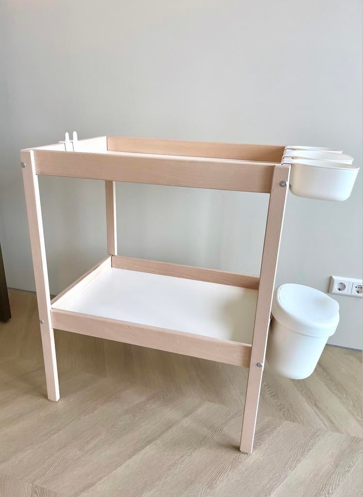 Ikea verschoningstafel plus mandjes plus prullenbak NIEUW, Ophalen, Nieuw