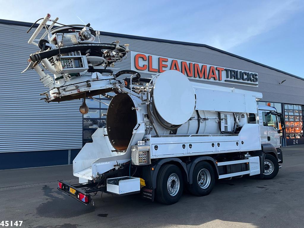 MAN TGS 26.440 Euro 6 Kroll 11m³ Riool Combi (bj 2015), Euro 6, MAN, 14 km/l, 2 stoelen