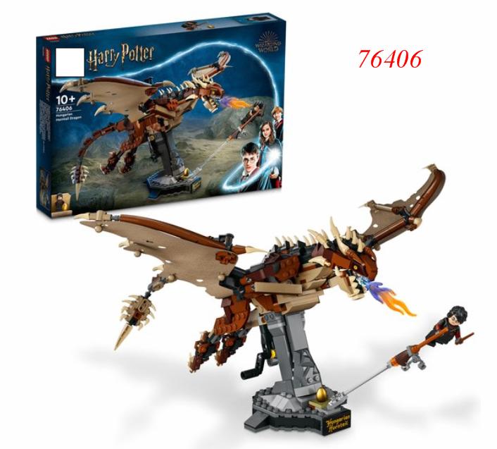 Harry Potter TM Hongaarse Hoornstaart draak - 76406, Verzenden, Harry Potter, Zo goed als nieuw, Compleet