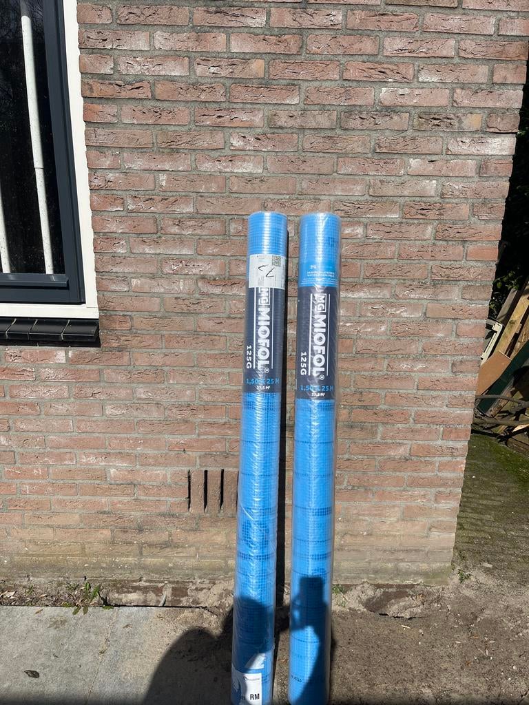 Miofol dampdoorlatende waterkerende folie 1 rollen, Ophalen, Kunststof, Blauw, Overige typen