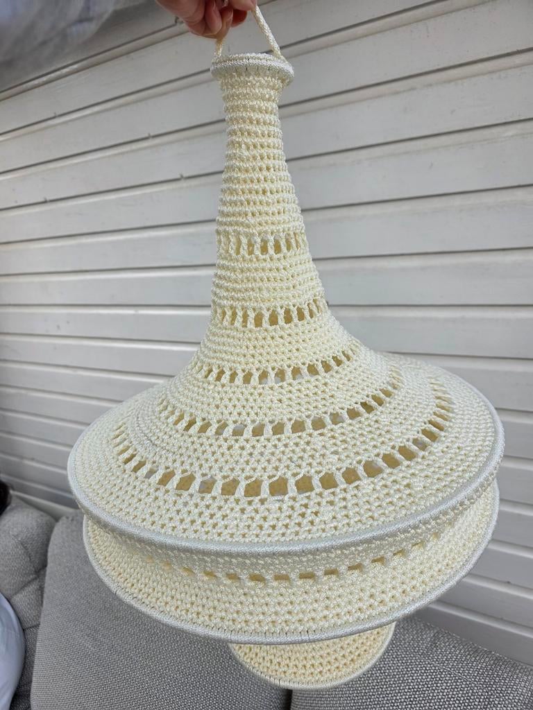 Gehaakte Marokkaanse lamp, Huis en Inrichting, Lampen | Hanglampen, Ophalen of Verzenden