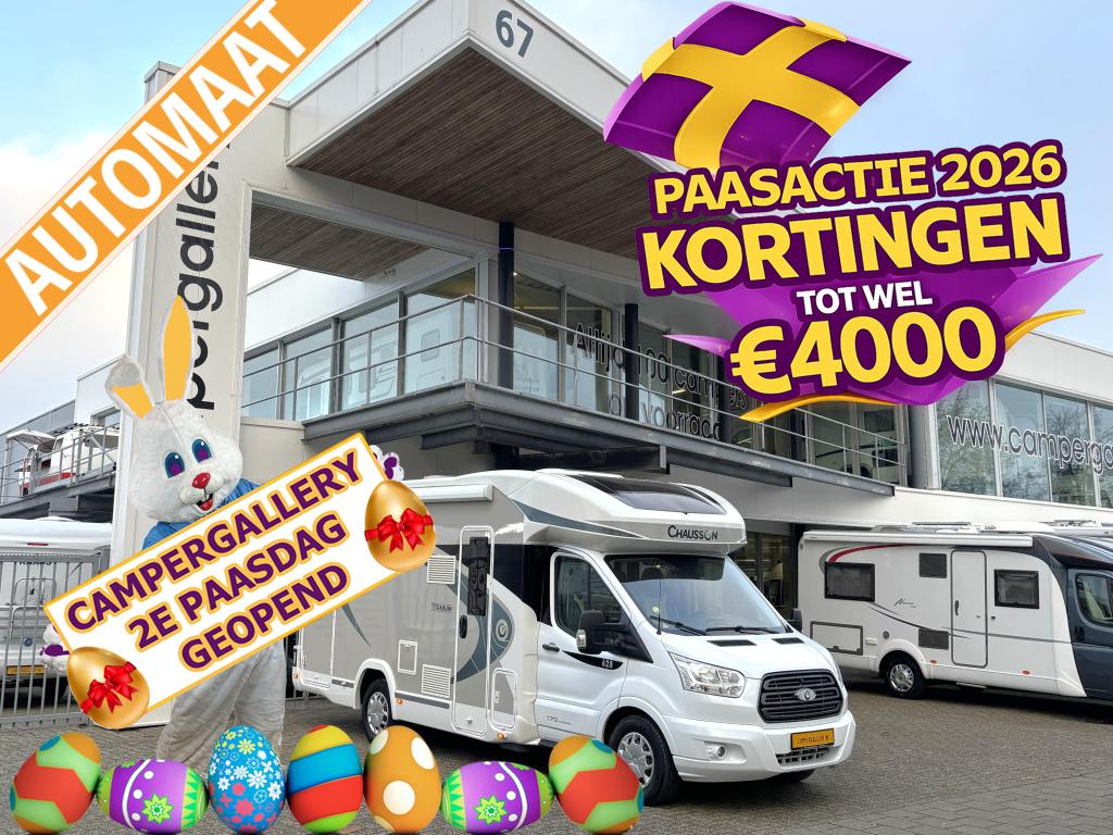 Chausson Titanium 628 AUTOMAAT QUEENSBED CAMERA ZONNEPANEEL, Automaat, Ringverwarming, Diesel, Startonderbreker