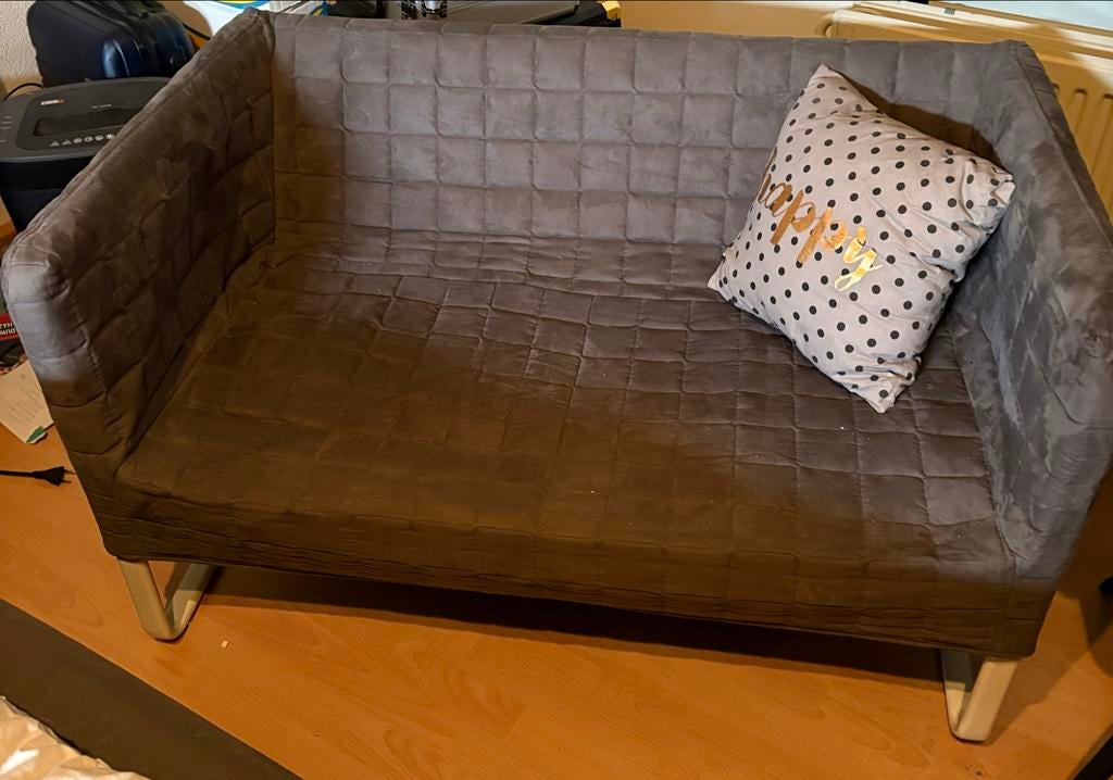 Compact bankje voor tiener/studentenkamer - Gebruikt, Huis en Inrichting, Gebruikt, Minder dan 75 cm, Tweepersoons, Ophalen of Verzenden