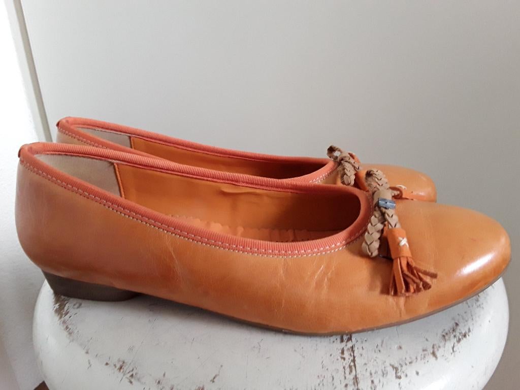 ARA Jenny schoenen instappers maat 6.5 (40) G oranje, Instappers, Oranje, Ophalen of Verzenden, Zo goed als nieuw