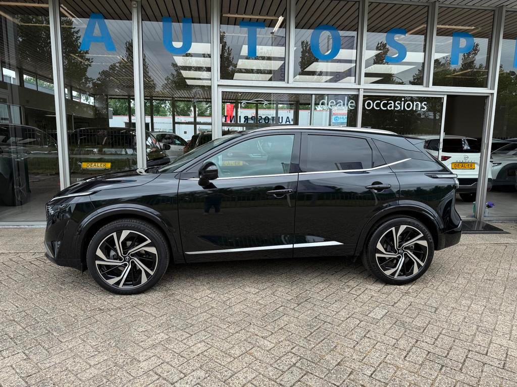 Nissan Qashqai 1.3 MHEV Xtronic Tekna Plus 158PK /PANORAMADA, Gebruikt, 4 cilinders, Zwart, Bedrijf