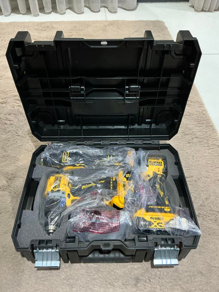 DeWalt gereedschapset met koffer origineel, Ophalen of Verzenden, Nieuw, Boor- en Schroefmachine