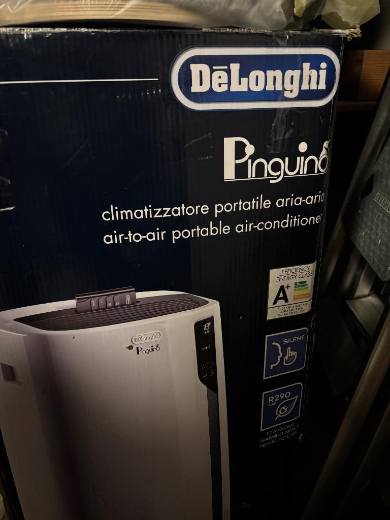 Gratis voor dierenopvang - Delonghi Pinguino PAC 90, Ophalen, Minder dan 60 m³, 3 snelheden of meer, Zo goed als nieuw