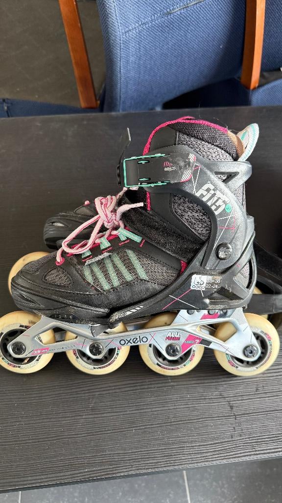 2x Oxelo skeelers (Decathlon) — ideaal skateduo, Sport en Fitness, Skeelers, Gebruikt, Inline skates 4 wielen, Overige merken