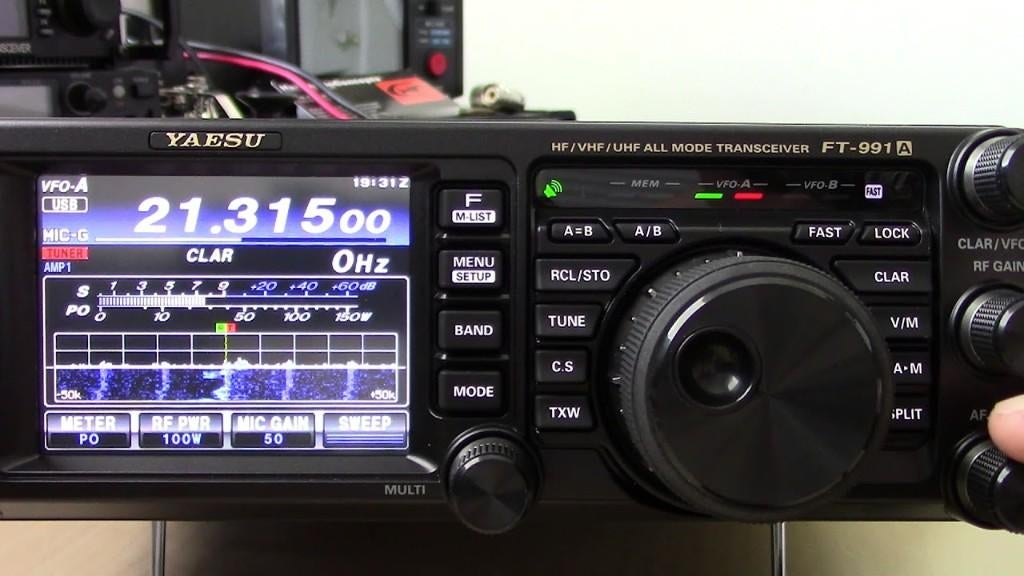 Yaesu ft-991A wordt met doos en manual hf/6/2/70 cm, Ophalen of Verzenden, Gebruikt, Zender en Ontvanger