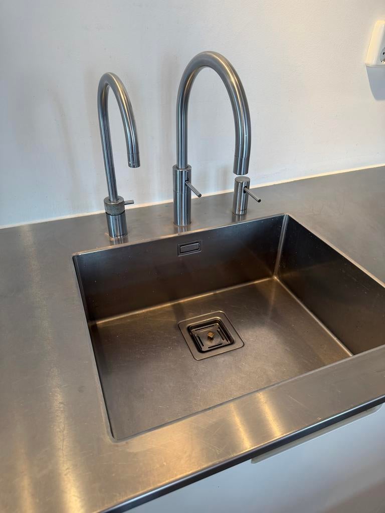 Kookeiland en keukenblok, Ophalen, Gebruikt, Wit, Overige typen