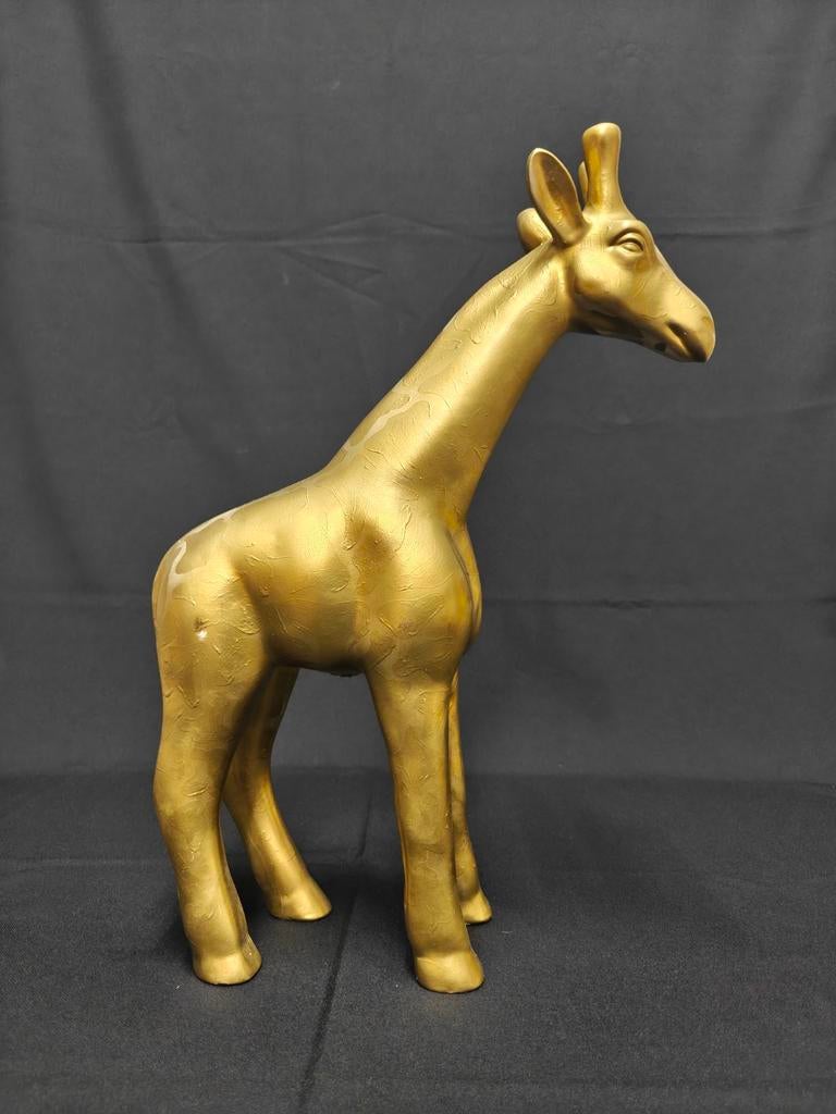 Giraffe goud gekleurd., Ophalen of Verzenden, Nieuw, Dier