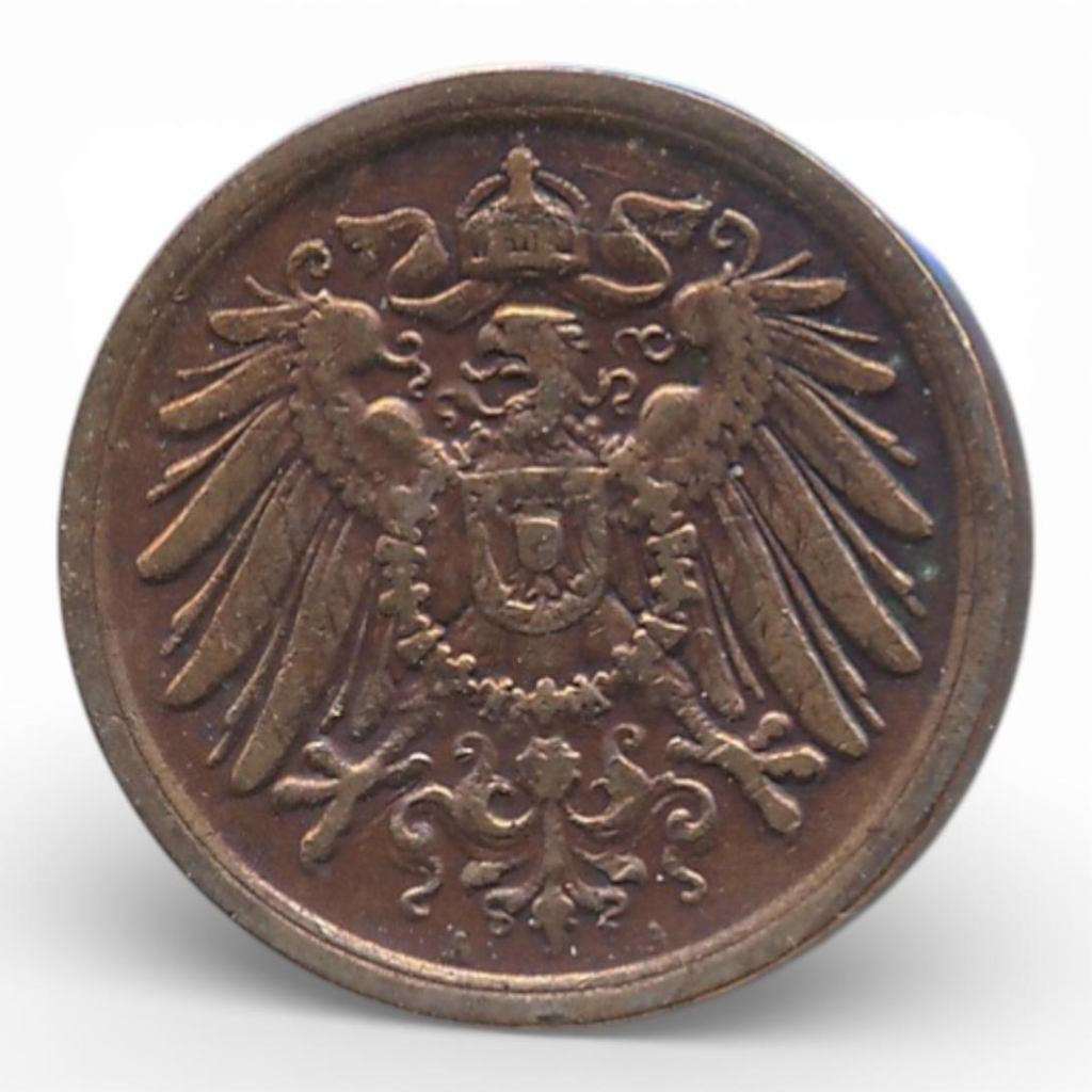 Duitse Rijk 2 Pfennig 1873-A, Ophalen of Verzenden, Duitsland, Losse munt