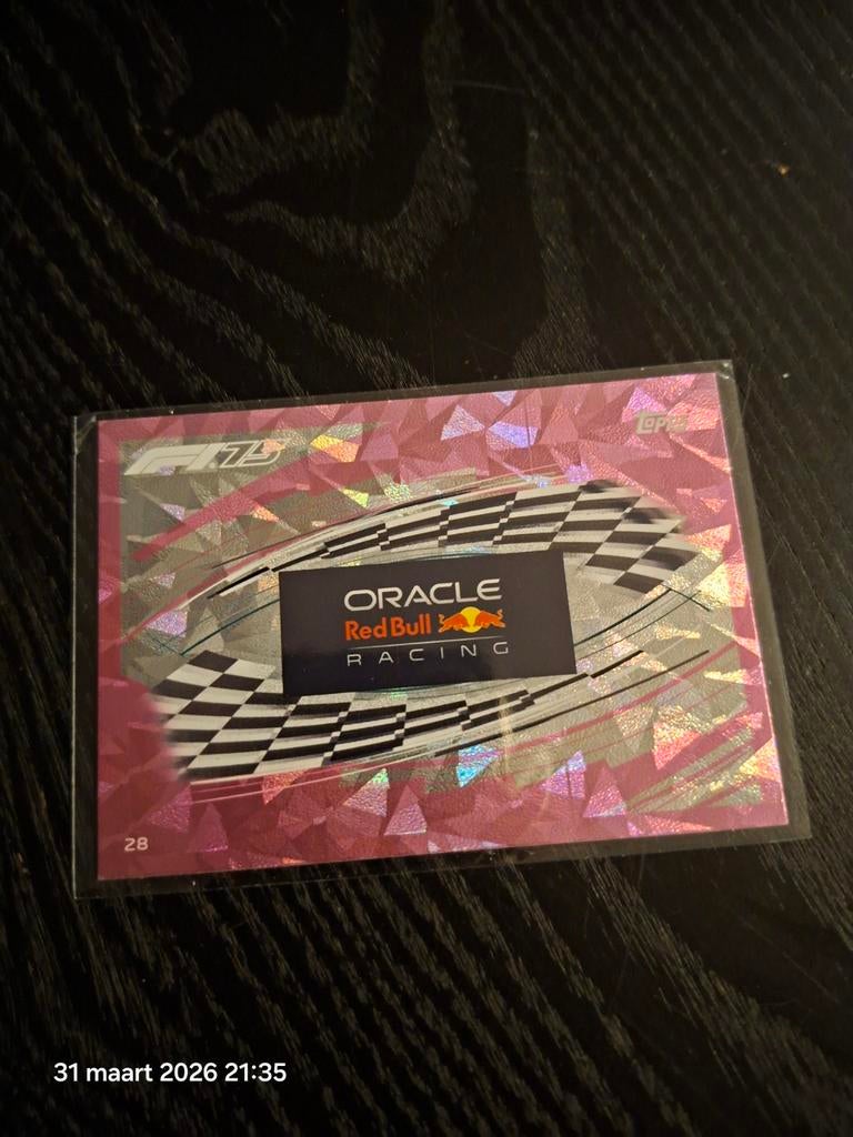 Oracle Red Bull Racing F1 75 kaartje, Ophalen of Verzenden