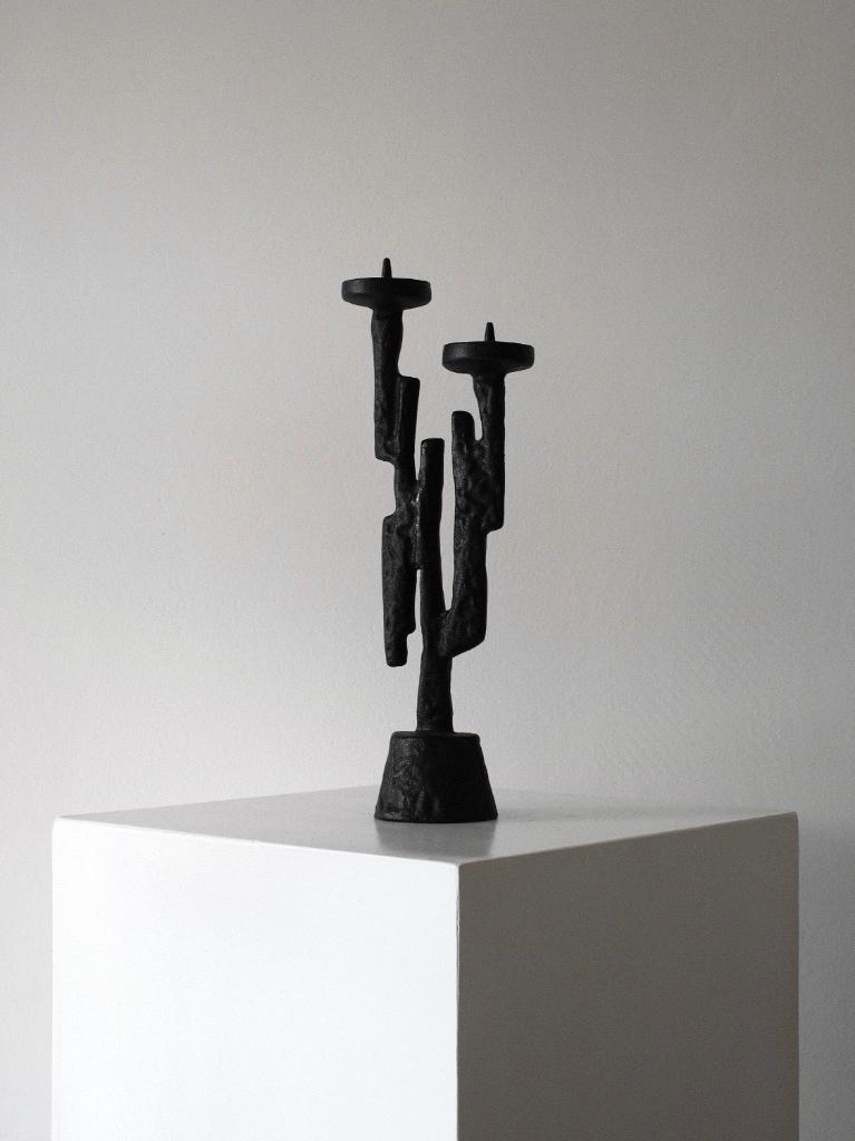 Brutalist kandelaar Horst Dalbeck, Antiek en Kunst, Ophalen of Verzenden, Overige materialen