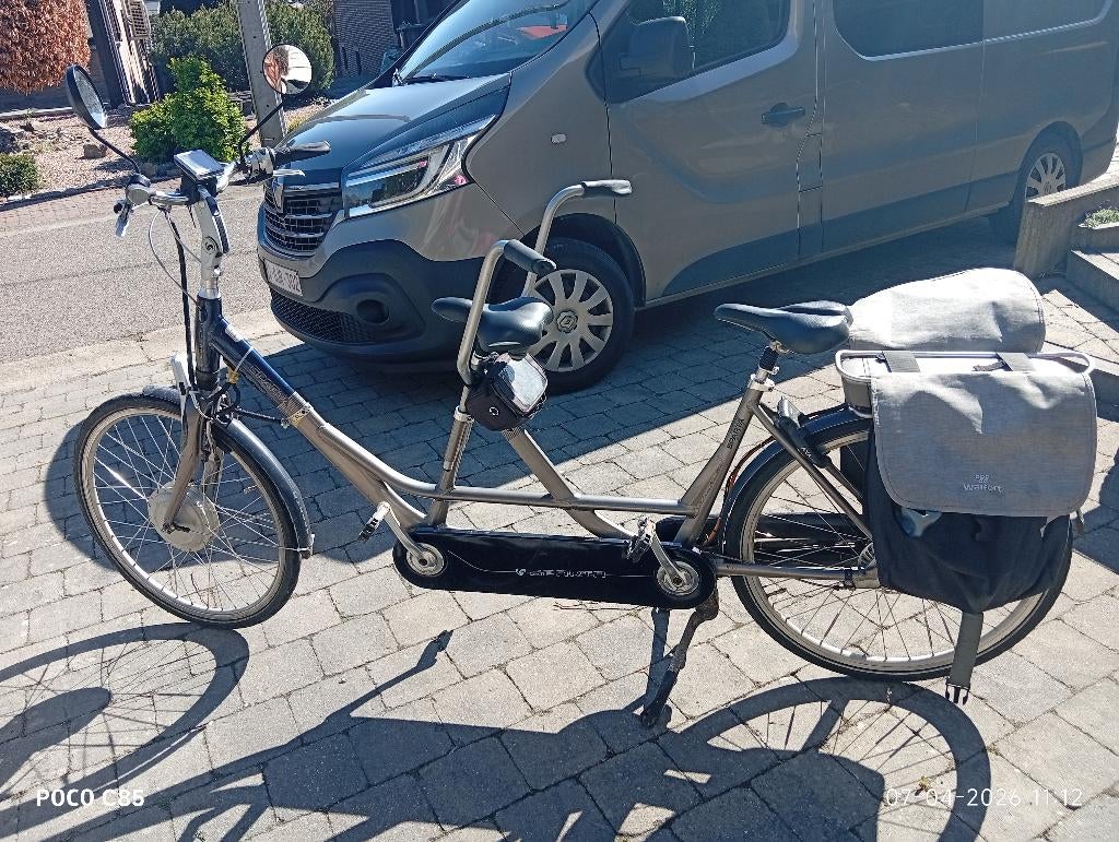 Elektrische tandem  Sparta ion, Fietsen en Brommers, Fietsen | Tandems, Ophalen of Verzenden, Gebruikt, Minder dan 10 versnellingen