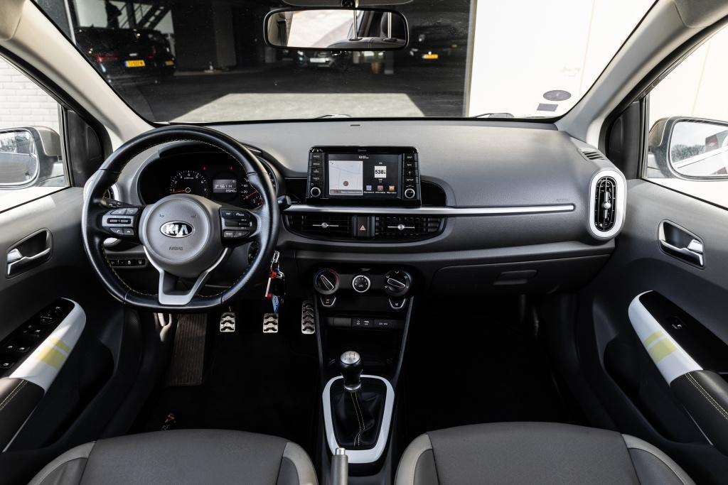 Kia Picanto T-GDI X-Line | Camera | Cruise | Tel Draadloos o, Keurmerk '100% Onderhouden', 12 maanden, 86 pk, Gebruikt