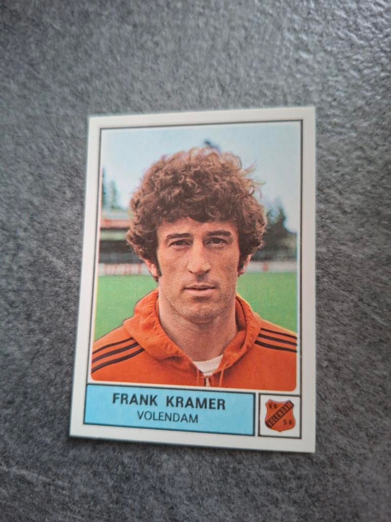 Panini sticker Voetbal 78. Speler Frank Kramer FC Volendam., Verzenden, Zo goed als nieuw, Sticker