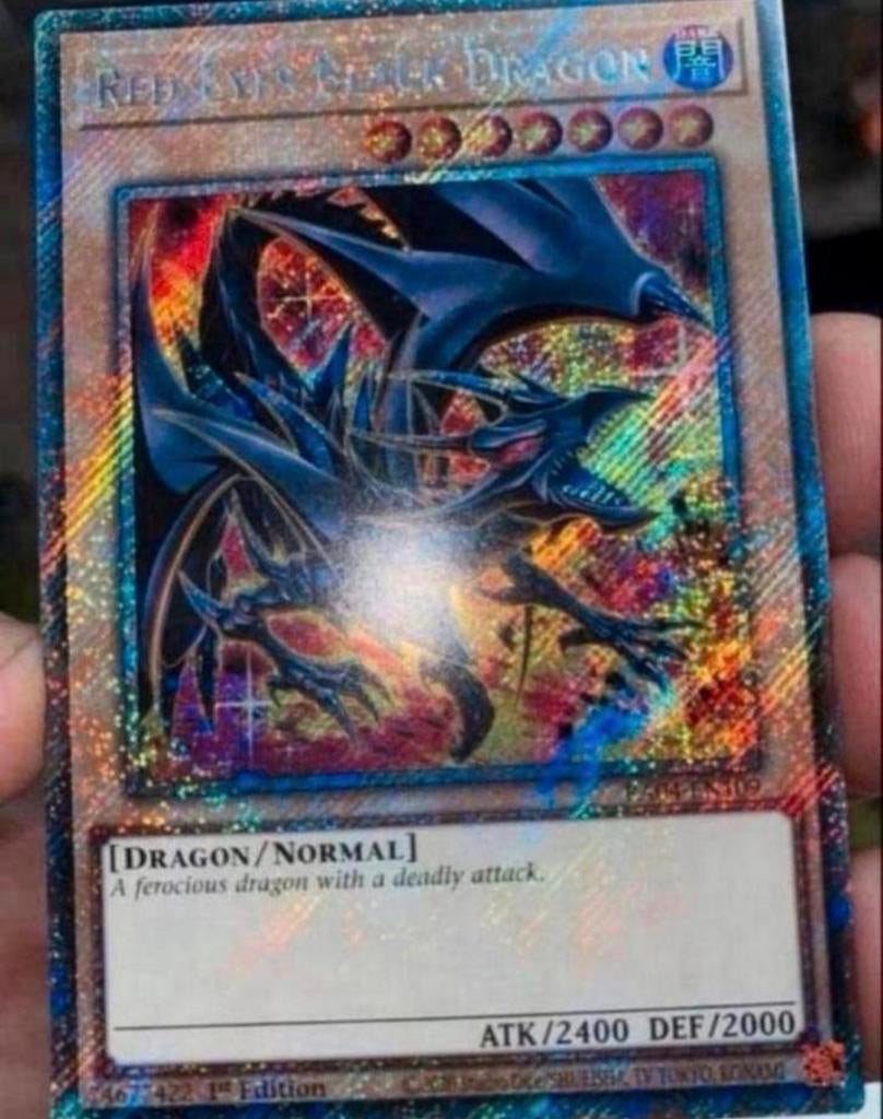 Yu-Gi-Oh! Alternate Red Eyes Black Dragon RA04 1st Ed Mint, Hobby en Vrije tijd, Verzamelkaartspellen | Yu-gi-Oh!, Ophalen of Verzenden
