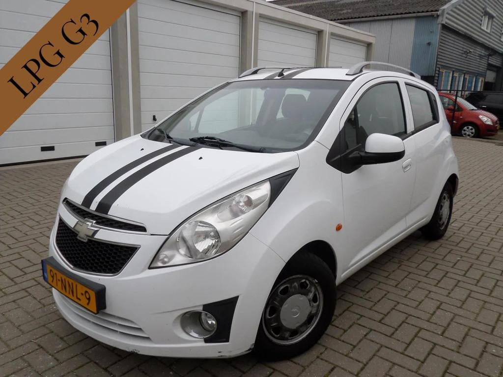 Chevrolet Spark 1.0 16V LS Bi-Fuel, Euro 5, Stof, Zwart, 4 cilinders