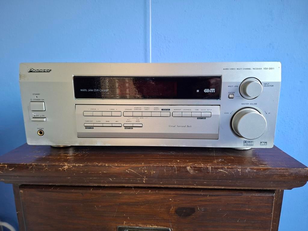 Versterker., Ophalen, 120 watt of meer, Pioneer