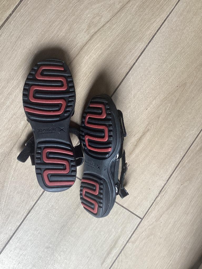 sandalen, Kleding | Dames, Schoenen, Xsensible, Zwart, Zo goed als nieuw, Sandalen of Muiltjes