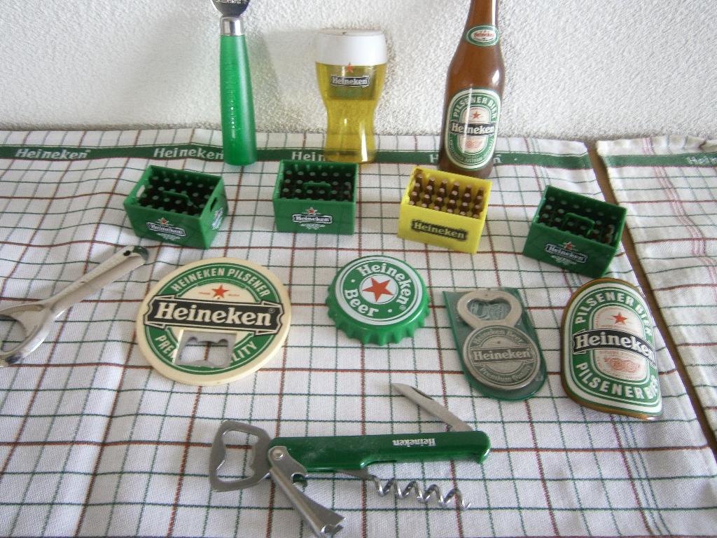 heineken openers, Ophalen of Verzenden, Zo goed als nieuw, Flesopener, Heineken