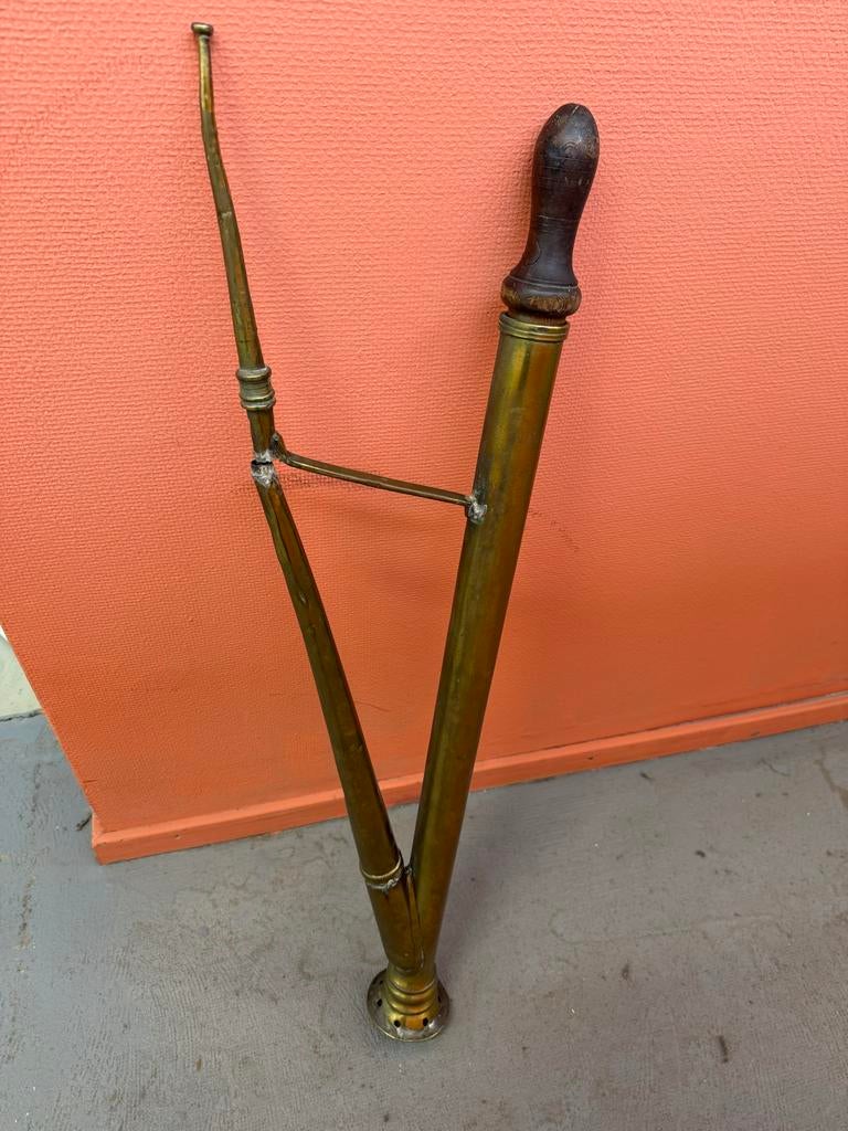 Antieke Koperen Waterspuit - uit erfenis, Antiek en Kunst, Ophalen of Verzenden, Koper