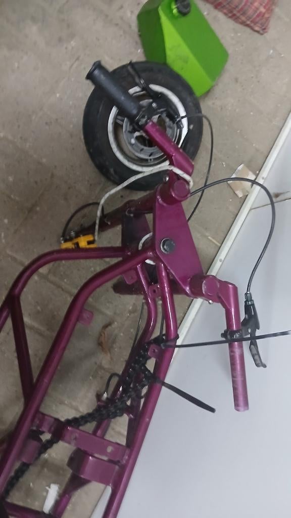 Minibike frame met onderdelen, Fietsen en Brommers, Minibikes, Midibikes en Pitbikes, Ophalen