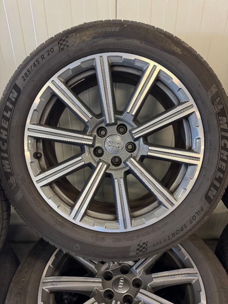 Originele AUDI Q7 4M E-Tron velgen 20 INCH S-Line, Ophalen, Gebruikt, Velg(en), 285 mm