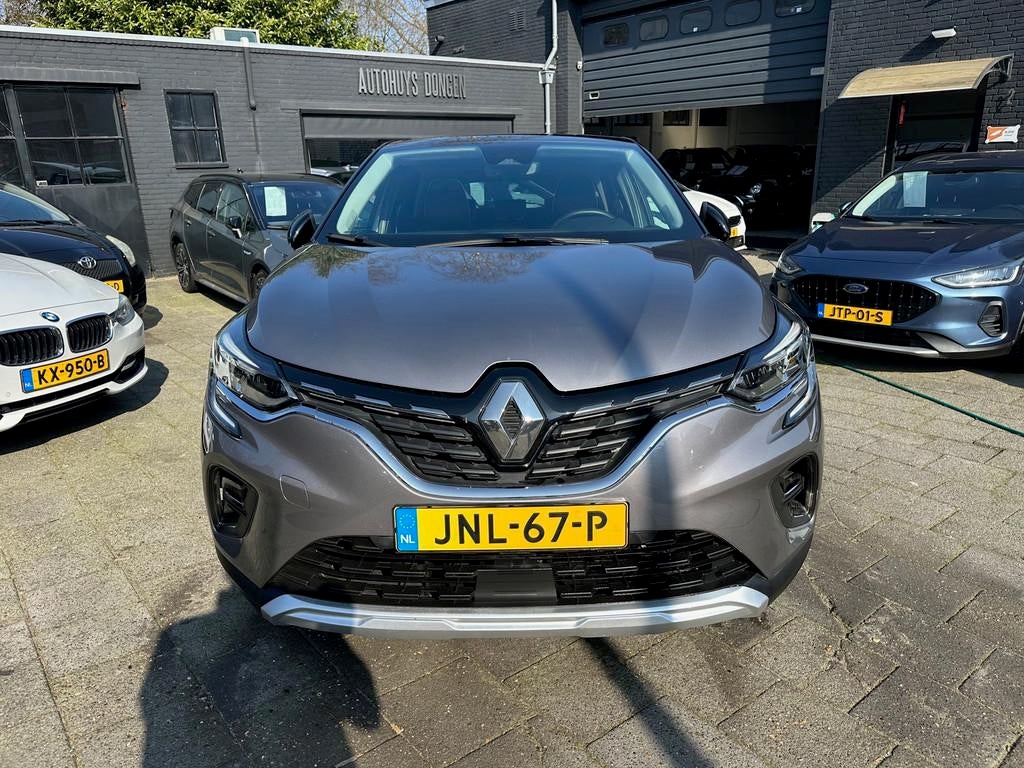 Renault Captur 1.0 TCe 91pk|Navi|Clima|Topstaat!, Voorwielaandrijving, Gebruikt, Zwart, Leder en Stof