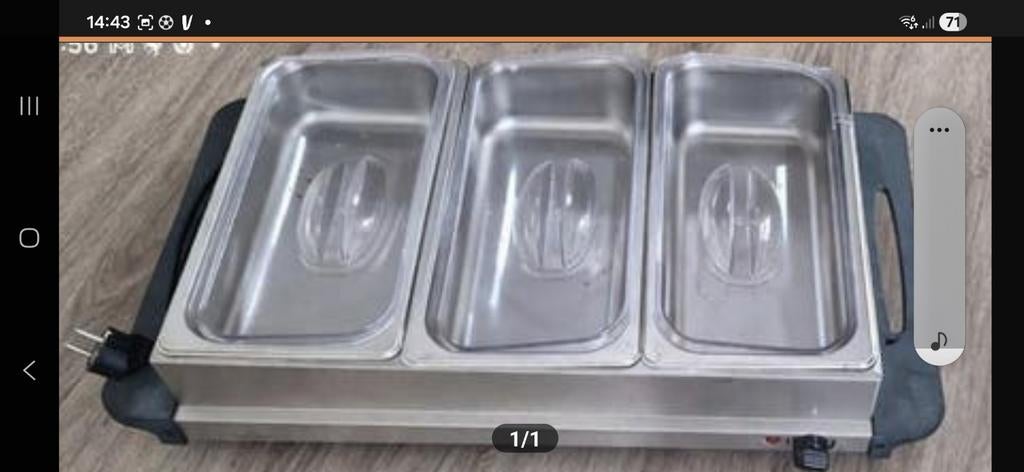 Elektrische warmhoudbakken, Ophalen of Verzenden