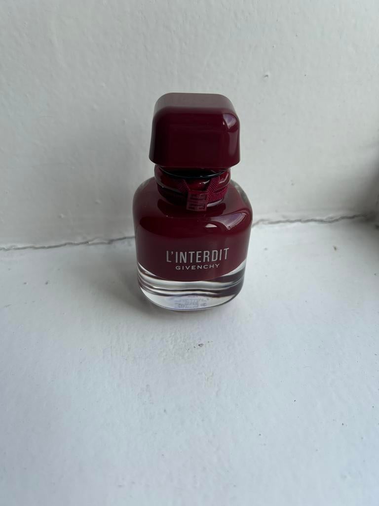 L’interdit givenchy rouge 35ml, Ophalen of Verzenden, Zo goed als nieuw, Miniatuur