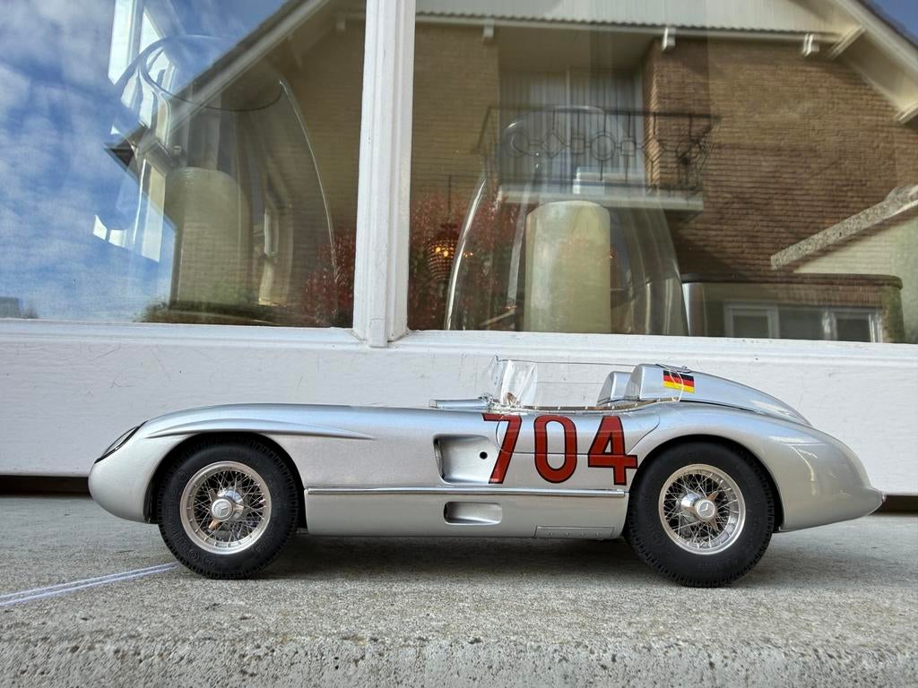 1:18 Mercedes 300 SLR #704 Mille Miglia Hermann CMC M-119, Overige merken, Auto, Nieuw, Ophalen of Verzenden