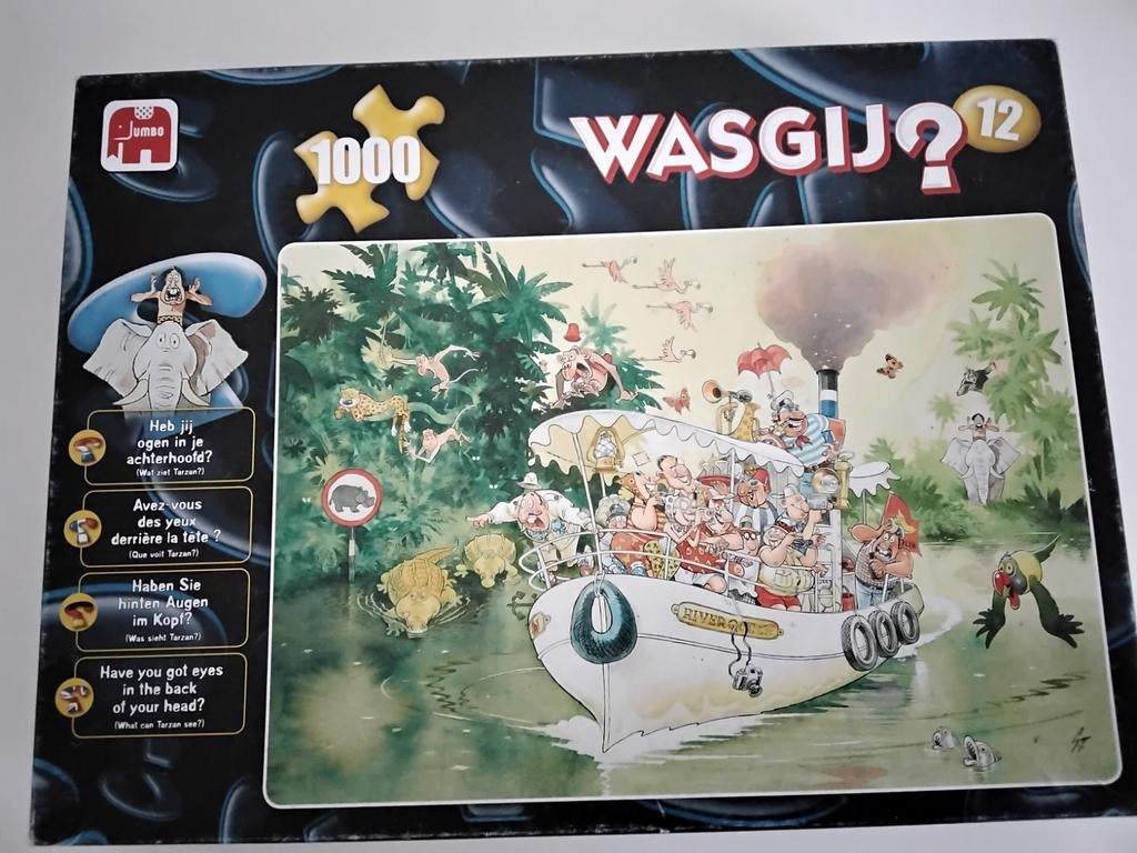 Wasgij Original 12: Wat ziet Tarzan?, Ophalen of Verzenden, 500 t/m 1500 stukjes, Gebruikt