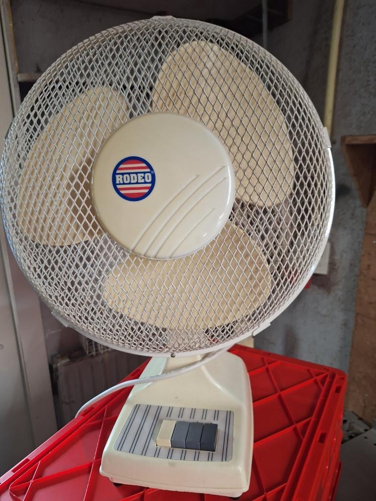 Rodeo tafel ventilator gebruikt, Ophalen of Verzenden, Tafelventilator