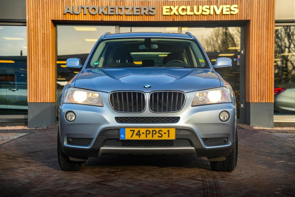 BMW X3 xDrive20d Executive Trekhaak Panoramadak Parkeersenso, Automaat, Euro 5, Zwart, Blauw