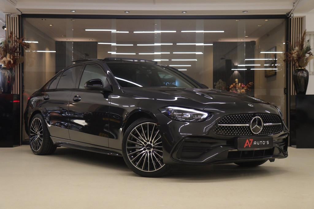 Mercedes-Benz C-klasse 300 E AMG Line / PANO/HUD/CARPLAY/SFE, Automaat, 4 cilinders, 167 km/l, Bedrijf