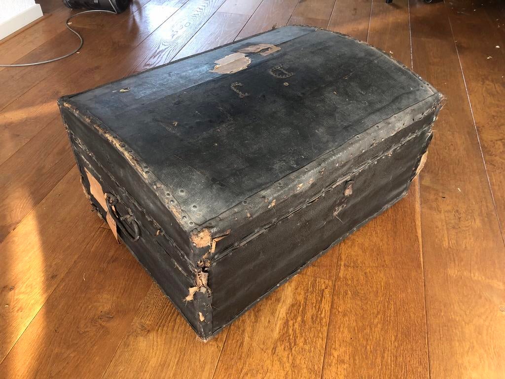 Brocante vintage Reisekoffer teab, Ophalen of Verzenden, Zo goed als nieuw