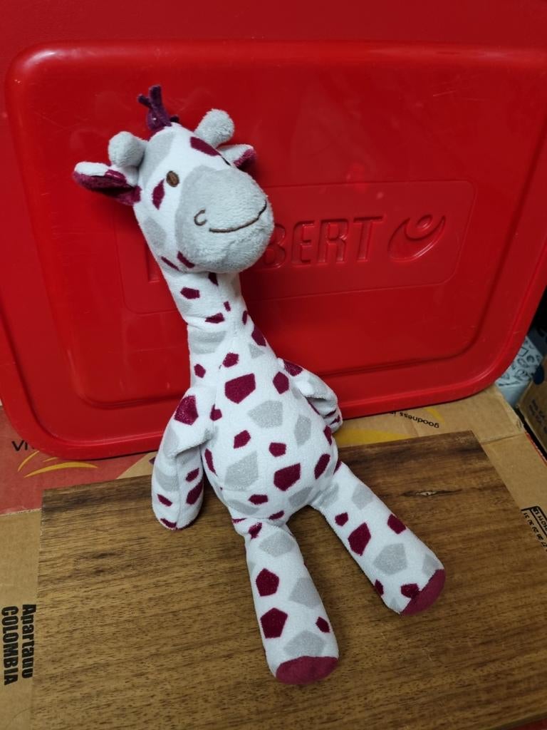 Happy horse knuffel giraf da da paars nr 27, Ophalen of Verzenden, Zo goed als nieuw, Overige typen