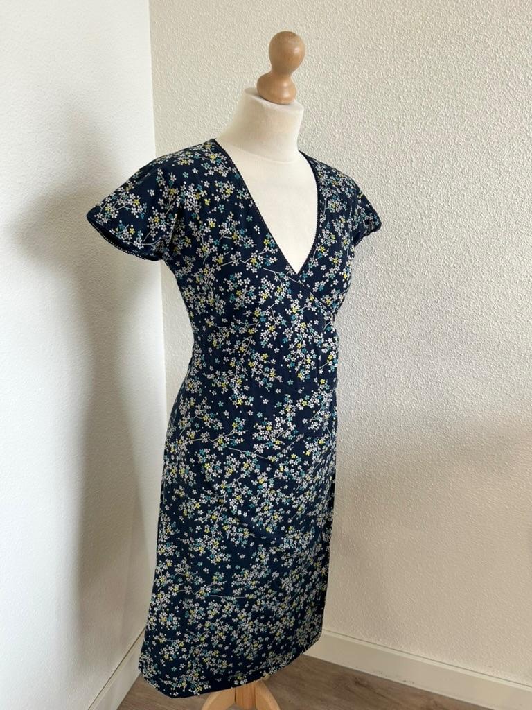 King Louie maat L blauwe bloemen crossdress 3066, Blauw, Maat 42/44 (L), Ophalen of Verzenden, Zo goed als nieuw