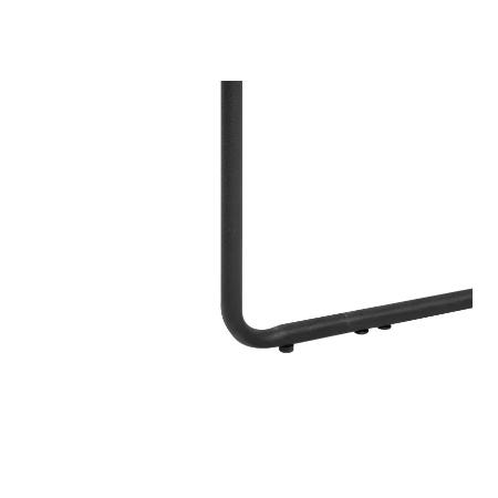 Salontafel lichtbruin/zwart MELODY L, Overige materialen, 50 tot 100 cm, Rond, Nieuw