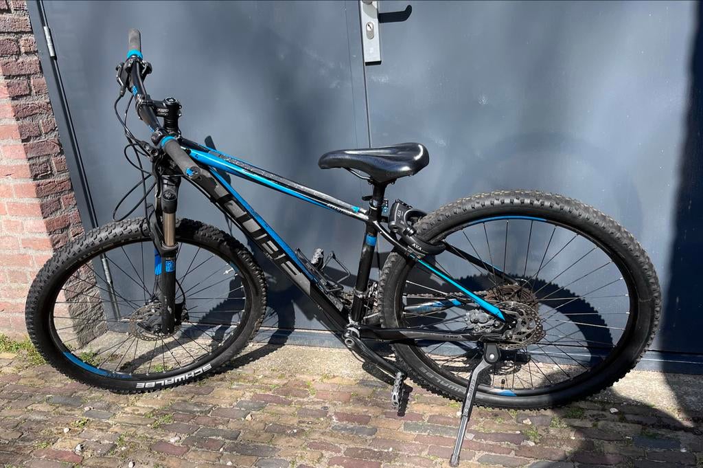 Mountainbike -Cube Attention SL - Zwart/Blauw, Gebruikt, Hardtail, Heren, 45 tot 49 cm