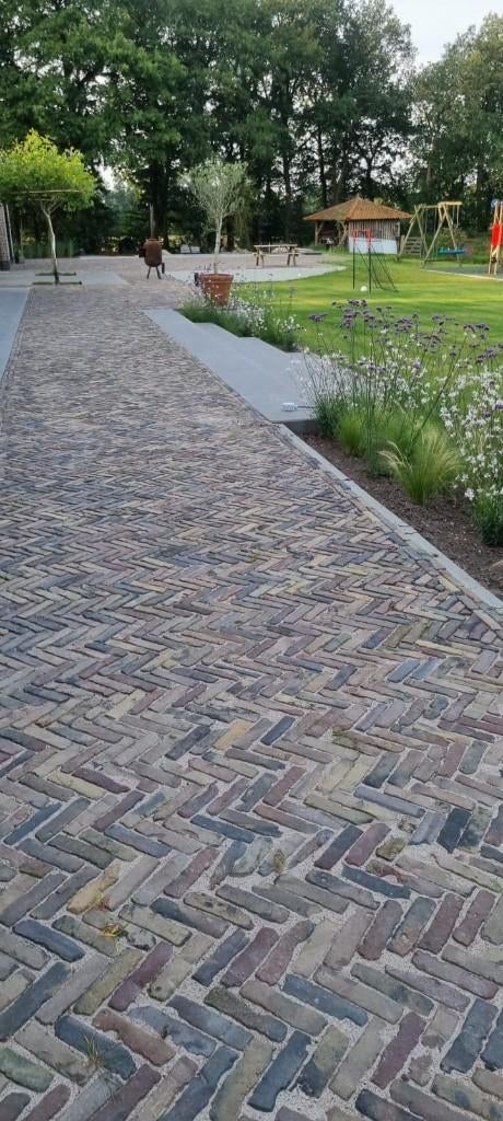 OUDE GEBAKKEN WAALFORMAAT / WAALTJES, Tuin en Terras, Tegels en Klinkers, Ophalen, Keramiek, Klinkers, Nieuw