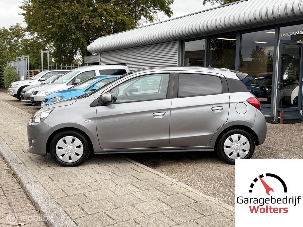 Mitsubishi Space Star 1.2 Life AIRCO STOELVERWARM. NW APK, Voorwielaandrijving, Stof, Gebruikt, Zwart