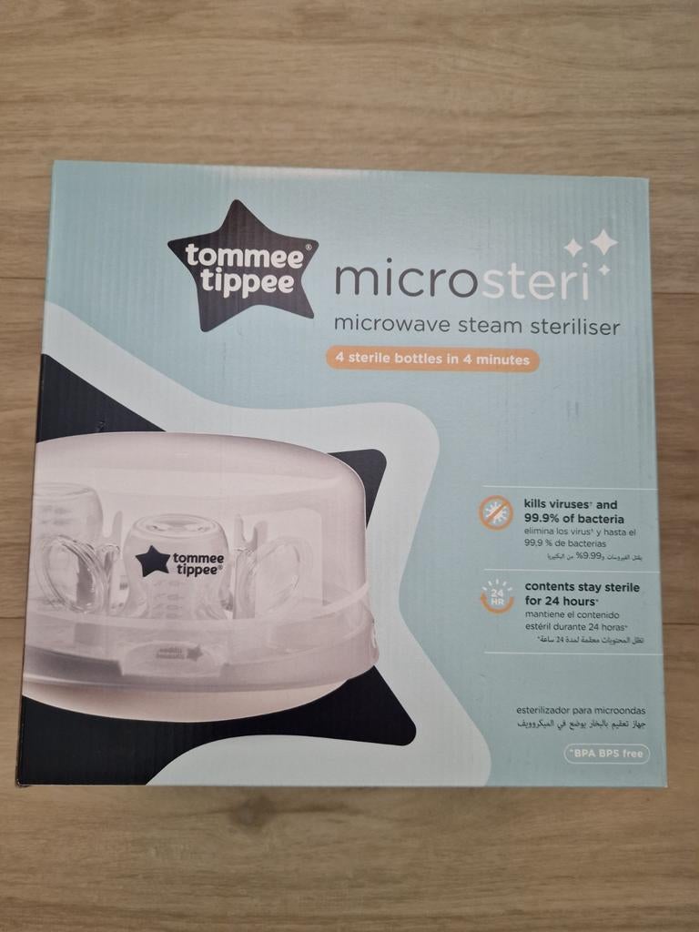 Tommee Tippee Microsteri magnetron stoom sterilisator, Ophalen, Zo goed als nieuw, Sterilisator